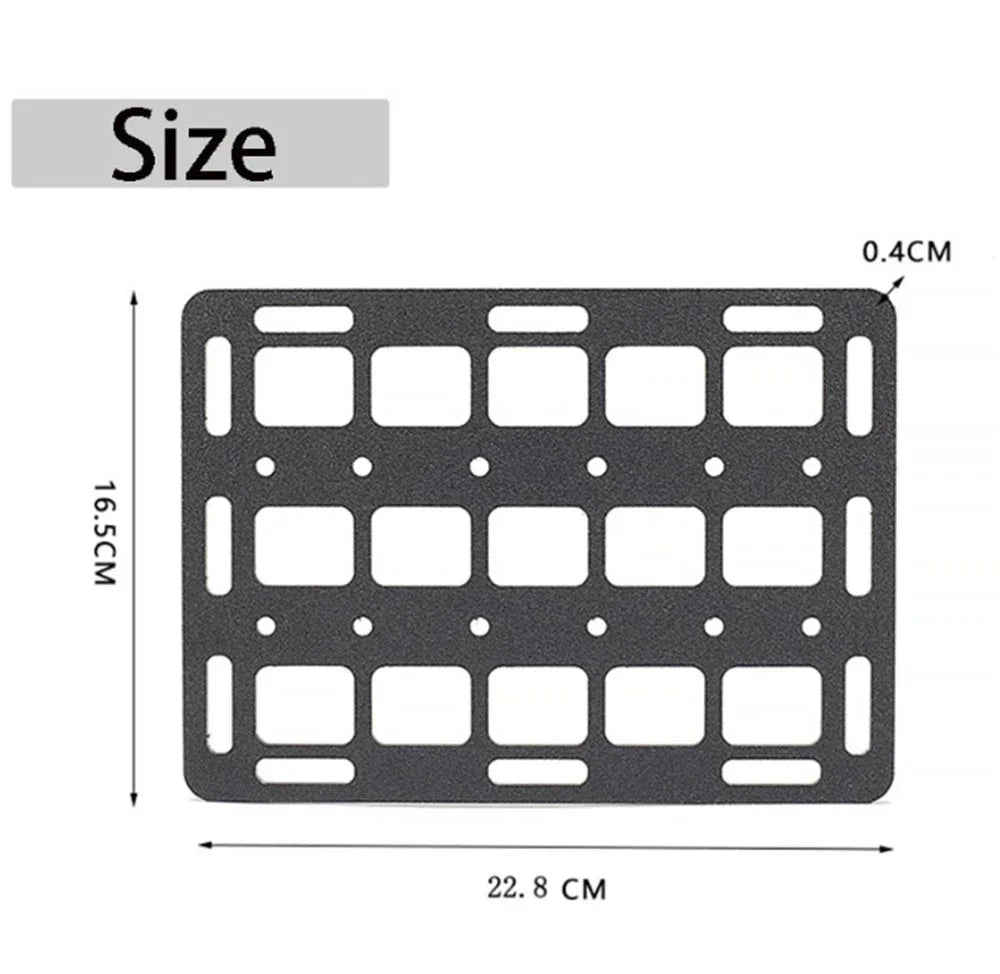 Tactical Molle Panel Car Headrest Gun Rack Storage for Vehicle