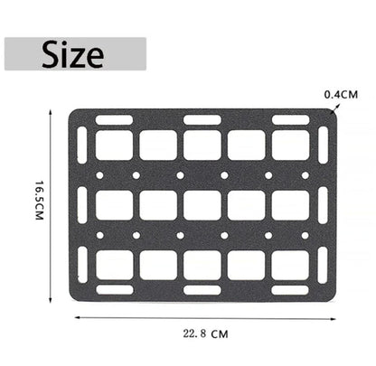 Tactical Molle Panel Car Headrest Gun Rack Storage for Vehicle