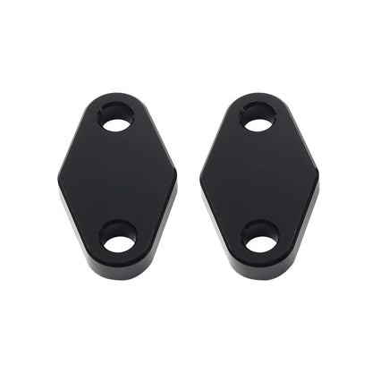 Black Oil Cooler Block Off Plate w/ Gasket for Suzuki Hayabusa GSX1300R (99-20)