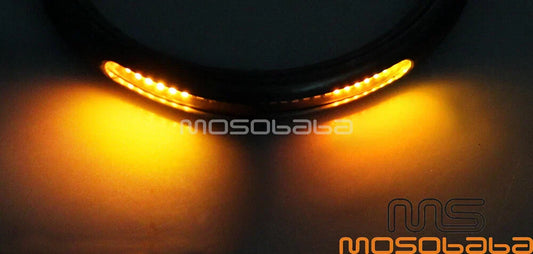 1'' Rear Seat Hoop for Cafe Racer Style Motorcycle w/ LED Brake Light