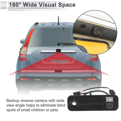 Rear View Camera for Hyundai Sonata 2015-2017 - 120-180 Degree Angle