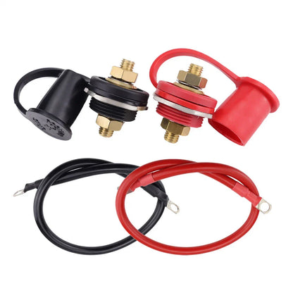 3/8" 250A Battery Charging Jump Post Kit for Can-Am ATV Marine Auto RV Truck