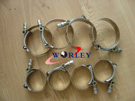 2" Steel T-Bolt Silicone Hose Clamps