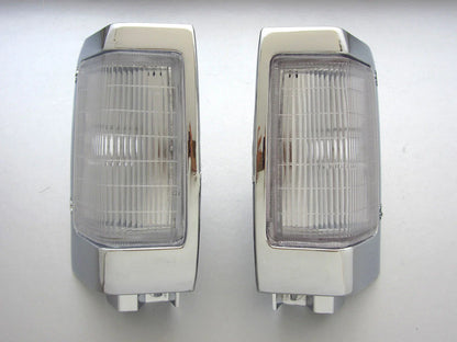 Chrome Front Corner Light Signal Indicator for Nissan Navara D21 (1992-1997)
