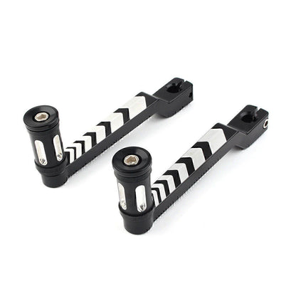 Black Heel & Toe Shift Lever & Shifter Pegs for Harley FLHT FLTR