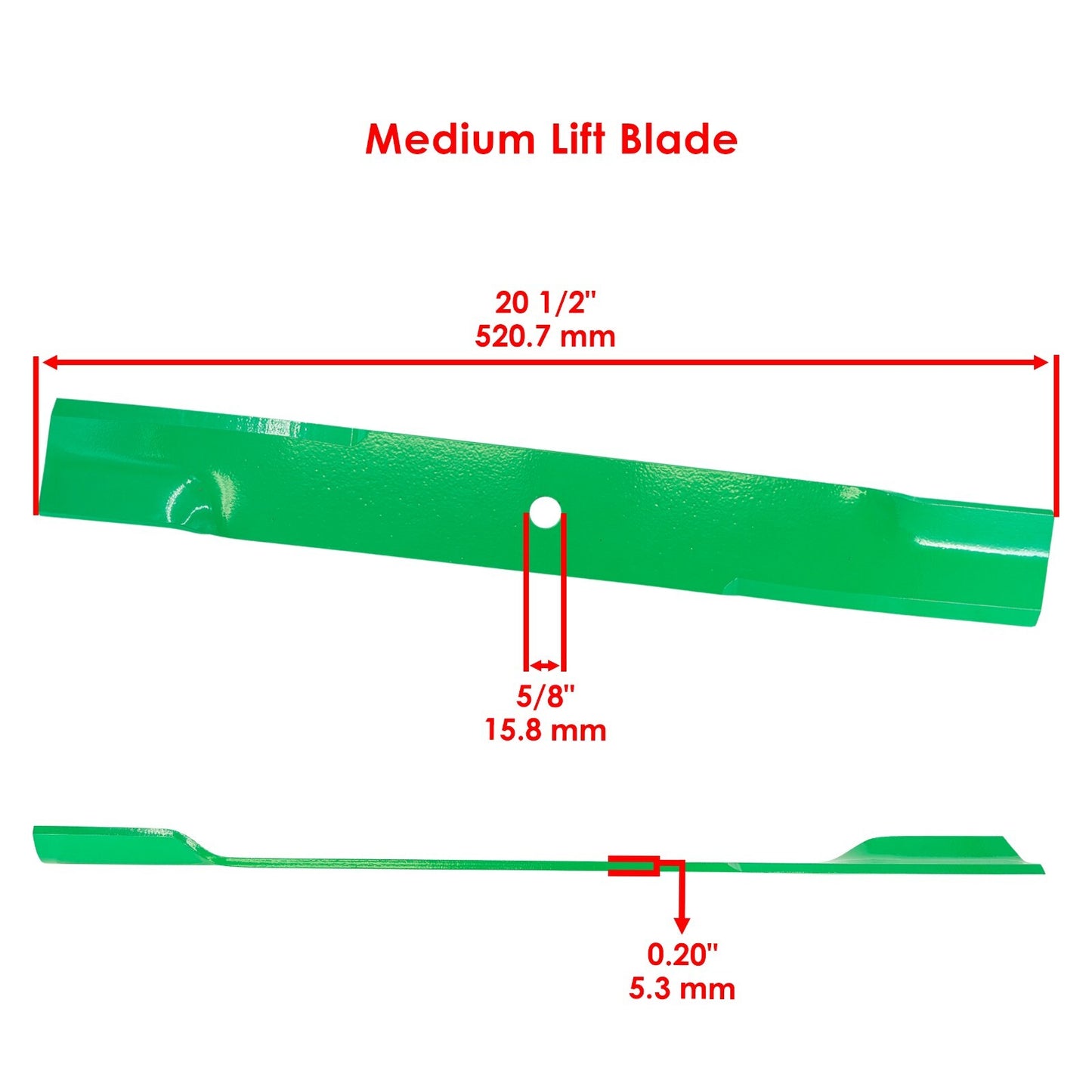 60-Inch Deck Blades with Bolt Kit for Ariens Gravely (2000–2000)