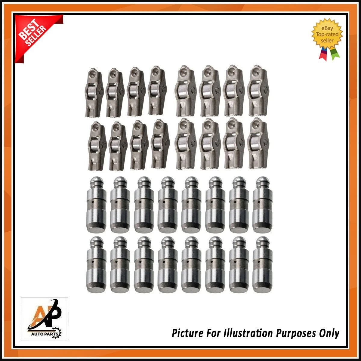 Engine Rocker Arms and Lifters Replacement Kit for Citroën C4 CMax 2.0 HDI (2007–2018)