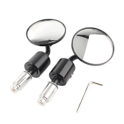 CNC 7/8" Round Bar End Mirrors for Universal Motorcycle