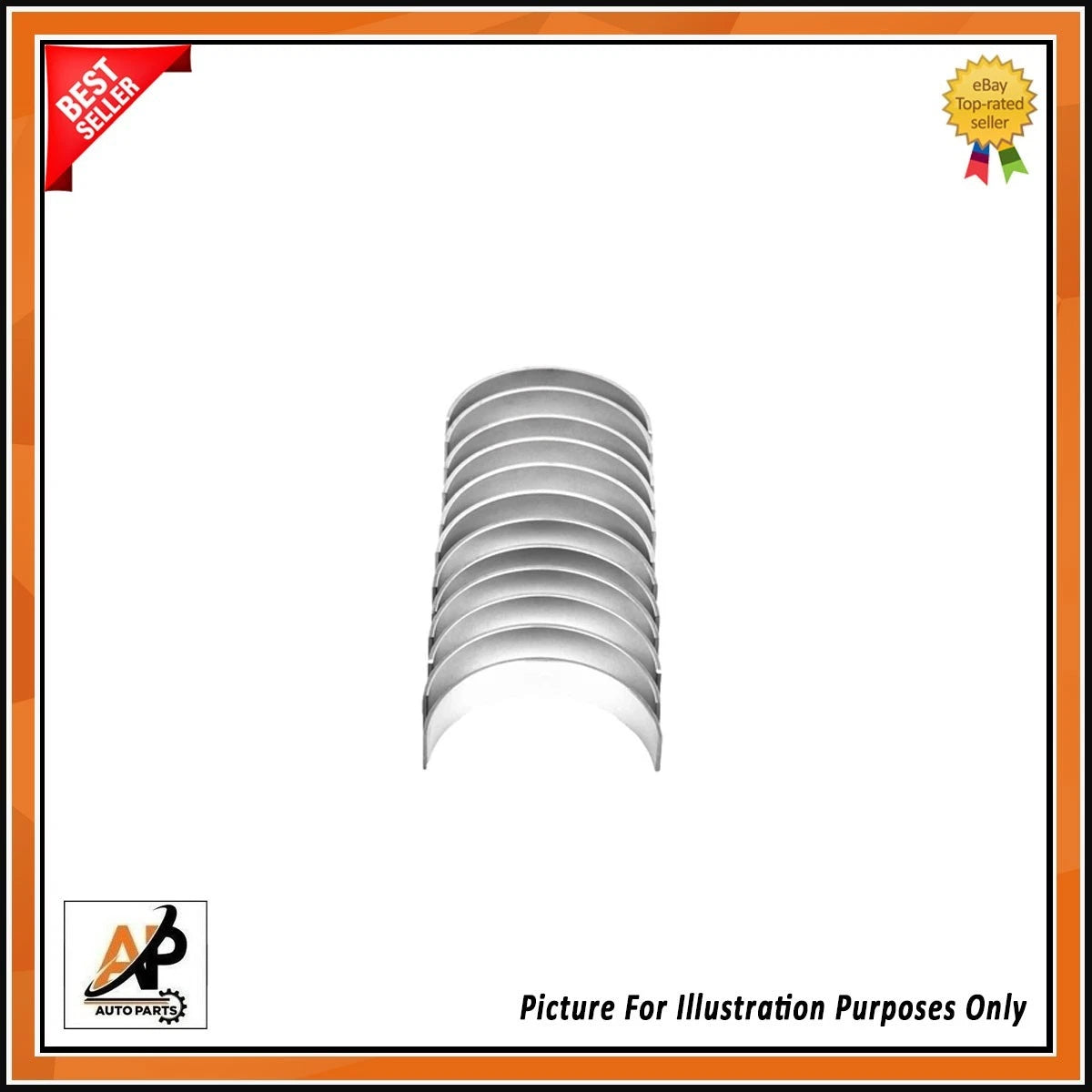 Big End Bearings Set STD Replacement for 1.6 DV6 Ford Peugeot Citroën (2010–2020)