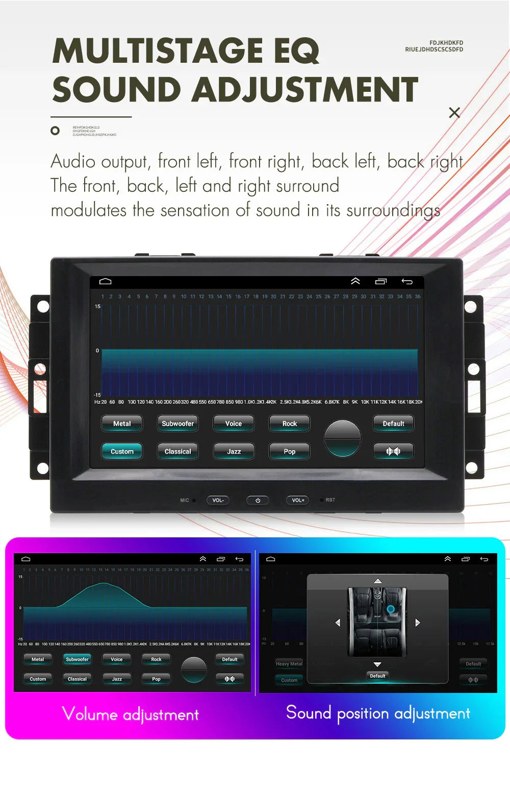 8'' Android Navigation for 2004-2007 Jeep Grand Cherokee (2004-2007)