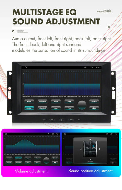 8'' Android Navigation for 2004-2007 Jeep Grand Cherokee (2004-2007)