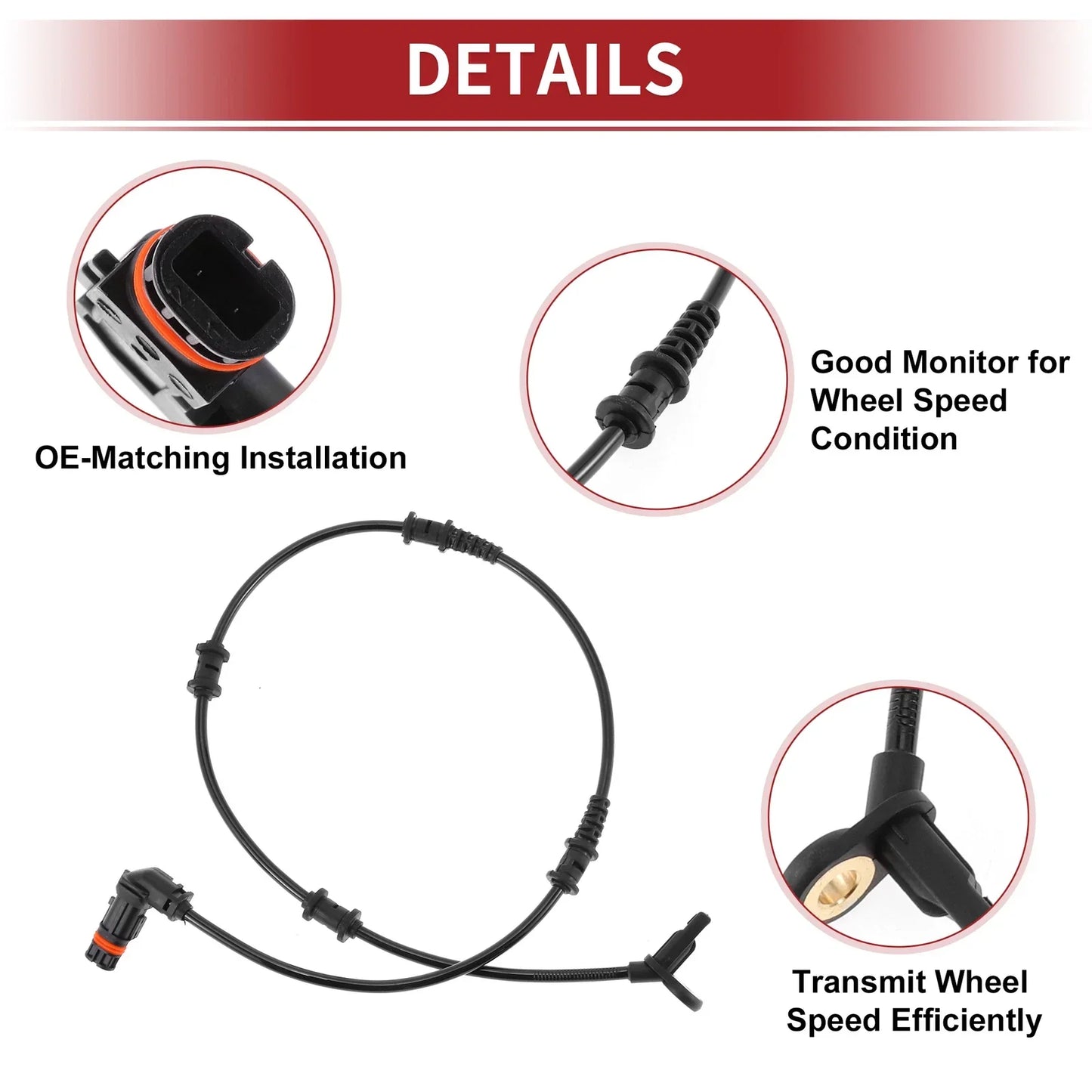 ABS Wheel Speed Sensor for Mercedes-Benz R350 (2006-2010)