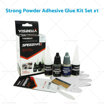 7 Second Quick Bonding Powder Adhesive Glue Kit for Fast Repairs AU