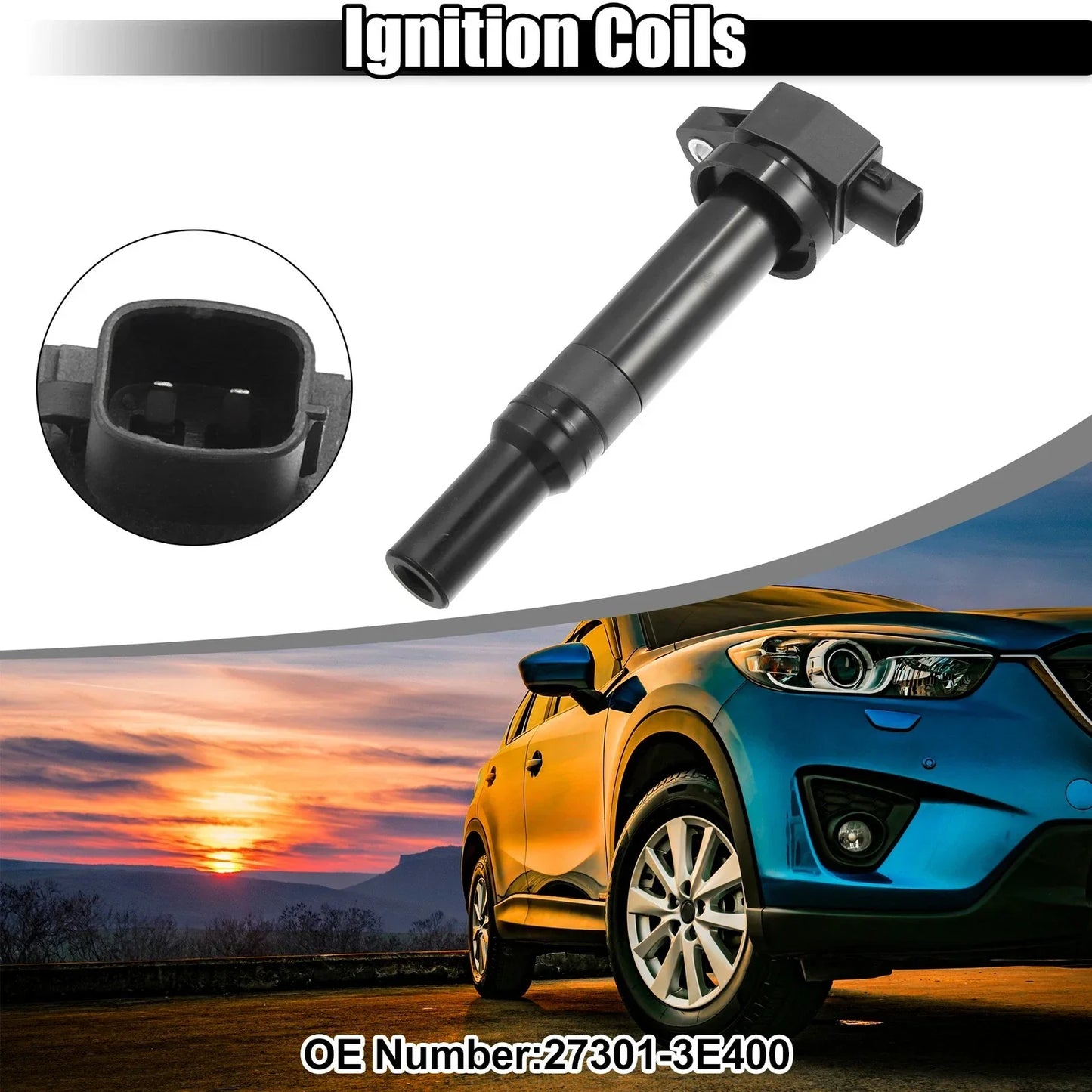 Ignition Coils for Hyundai Santa Fe GLS 2.7L V6 Gas (2007-2009)