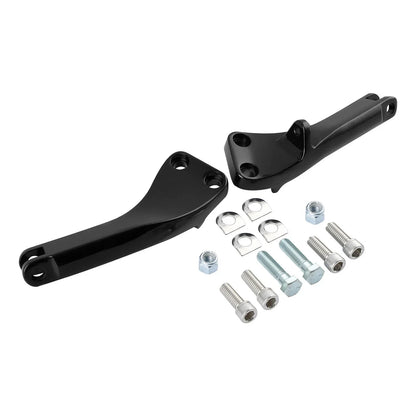 Passenger Foot Peg Mount Brackets for Harley Dyna FXDF FXDL FXDC FXDWG (2006-2017)