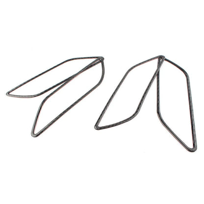 4x Carbon Fiber Inner Handle Trim Covers for Audi A3 S3 (2014-2018)