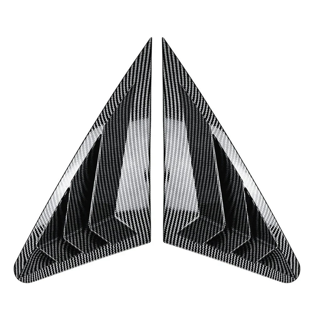 Carbon Rear Window Louver Cover Trim for Audi A3 S3 RS3 Sedan (2014-2020)