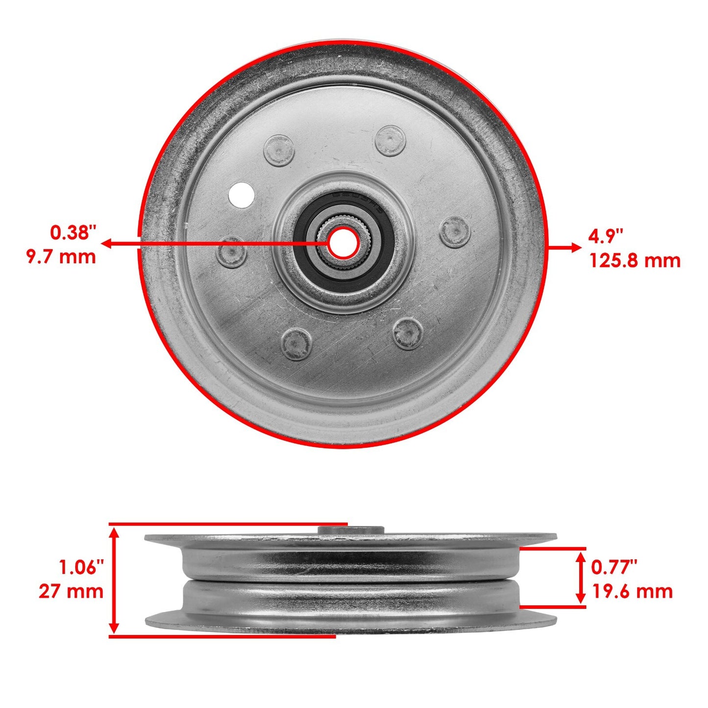 Deck Pulleys Replacement for Cub Cadet Enforcer 48 Z-Force 48 Z-Force 54 (2016–2024)