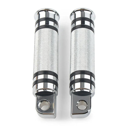 Chrome Aluminum H-D Male Mount Footpegs Footrests for Harley Davidson