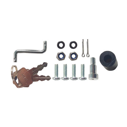 12V Power Black Whale Tail T Handle Lock for Trailer Canopy