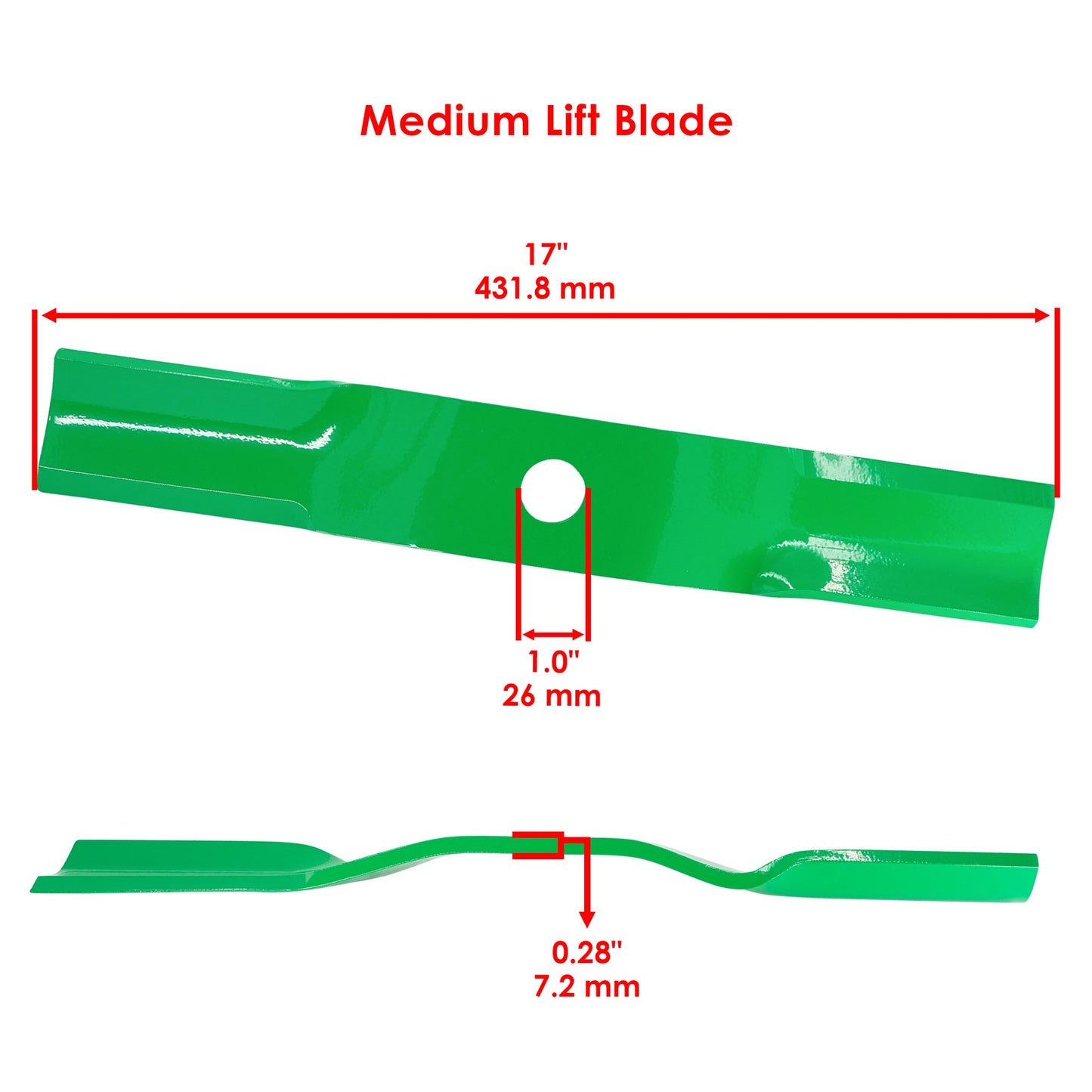 CCW Blades Left Thread Bolt with Washer for Land Pride AFM4011 (2008–2013)