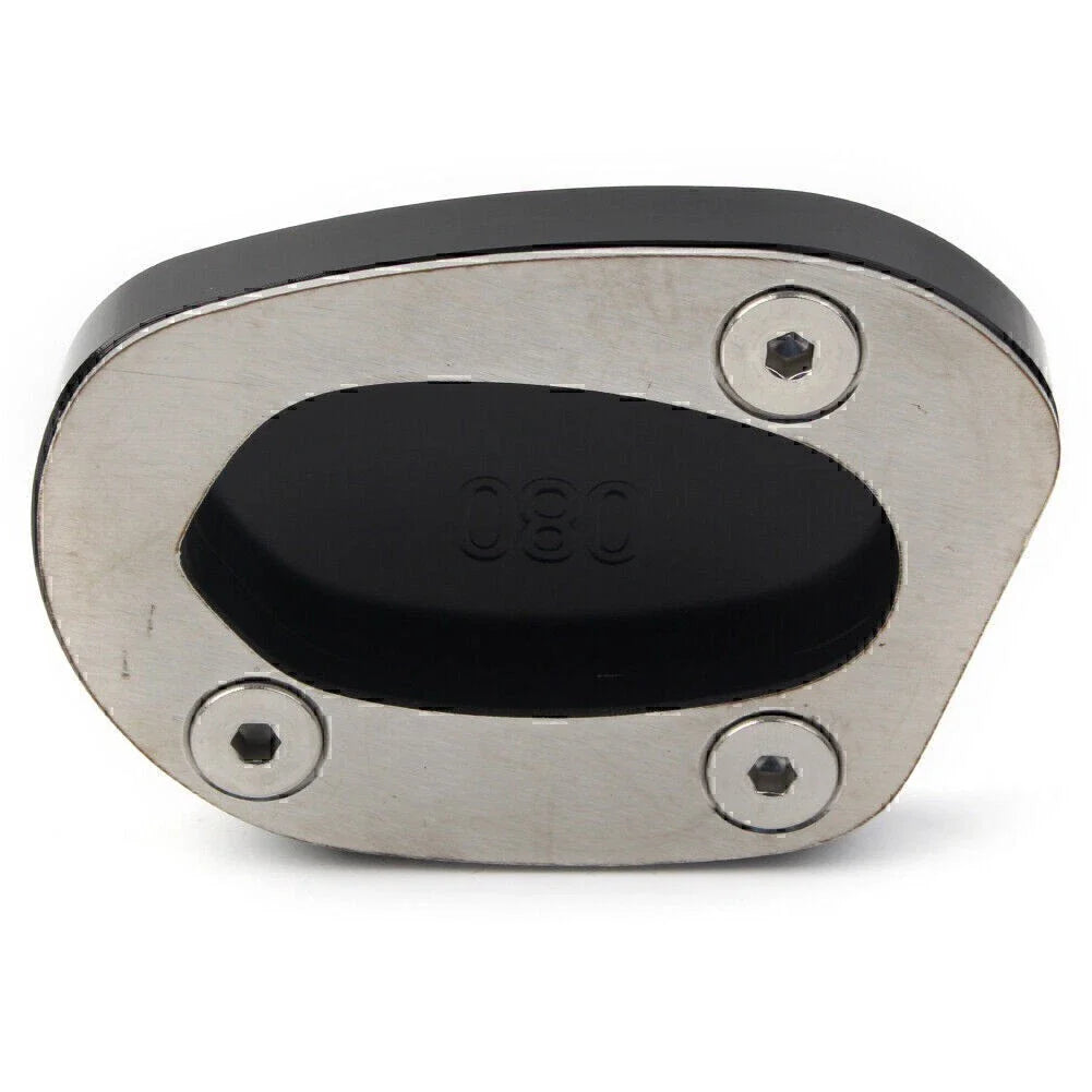 Black Kickstand Enlarger Plate for Triumph Speed Twin 1200 (2019-2021)