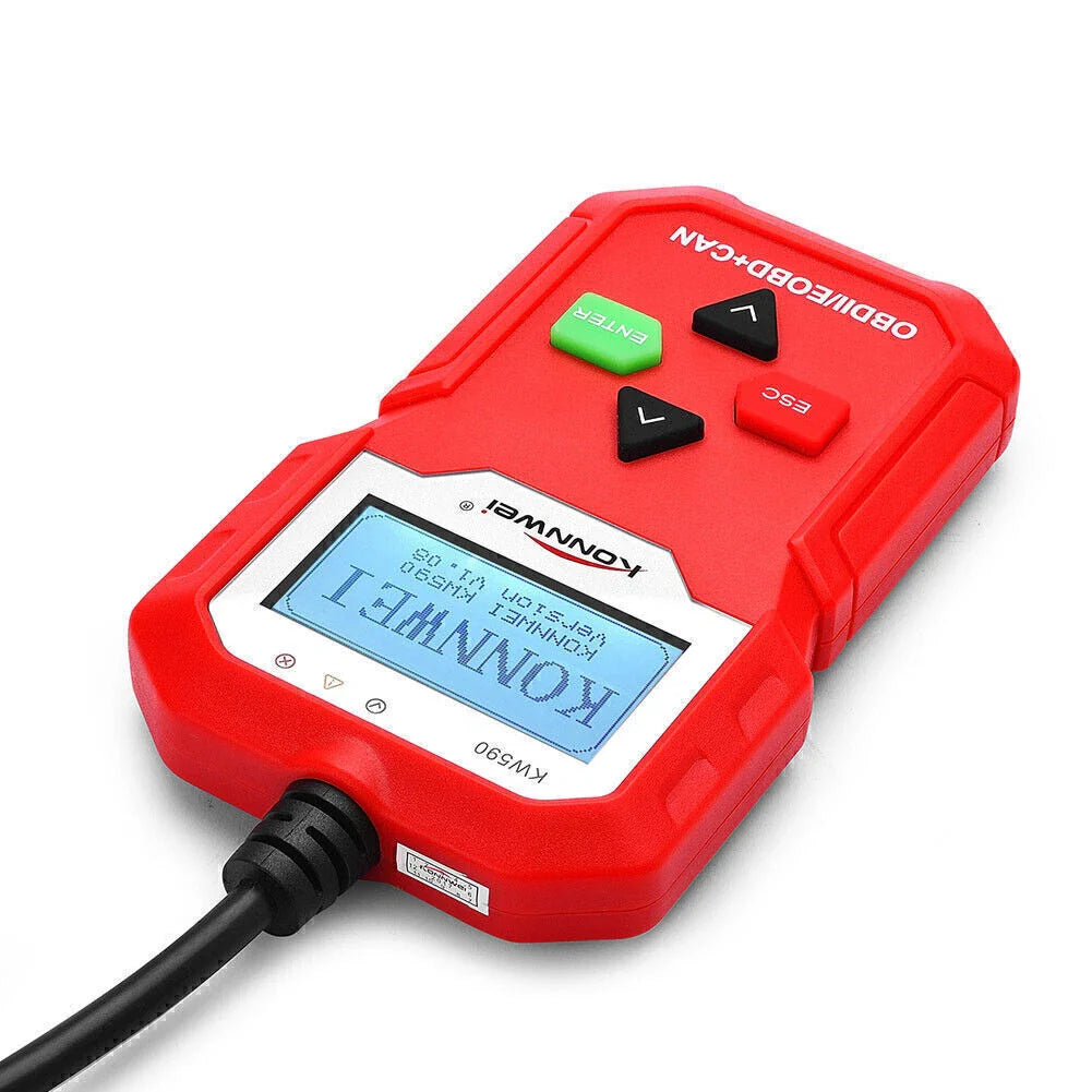 OBD2 Auto Diagnostic Scanner Engine Fault Code Reader Universal Red