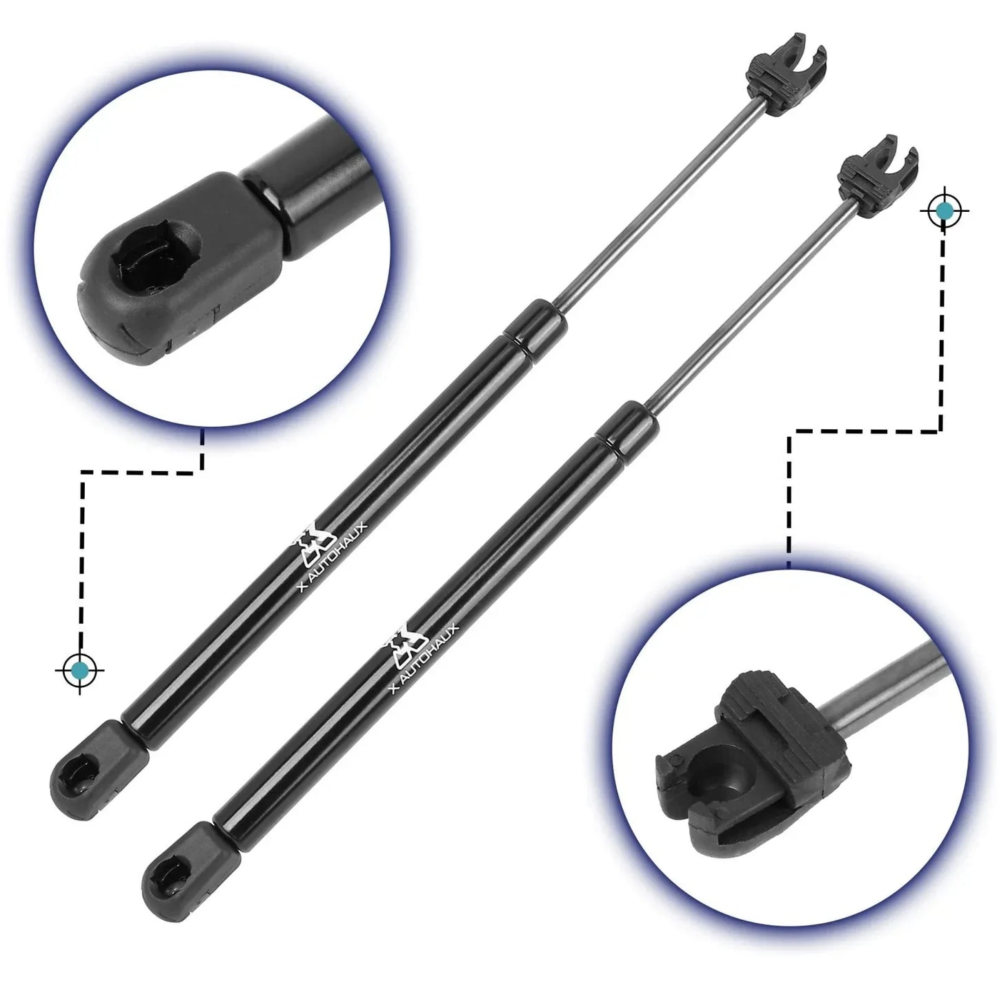 2 x Front Hood Lift Supports for Dodge Challenger (2008-2012)