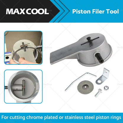 Piston Ring Gap Filer Tool for Filing Gaps - Rotate Gapping Grinder File
