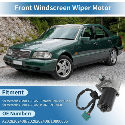 Front Windscreen Wiper Motor for Mercedes-Benz C-Class (1993-2001)