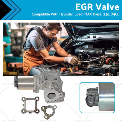 EGR Valve for Hyundai ILoad IMAX Diesel 2.5L D4CB (2008-2012)