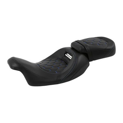 Gel Driver Passenger Seat for Harley Touring CVO Street Glide (2009-2023)