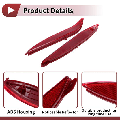 Rear Bumper Reflectors for Hyundai Elantra (2017-2020) - 2 x Reflectors