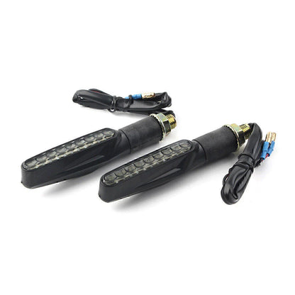 9 x LED Universal Motorcycle Turn Signal Lights Amber for Honda Harley Yamaha