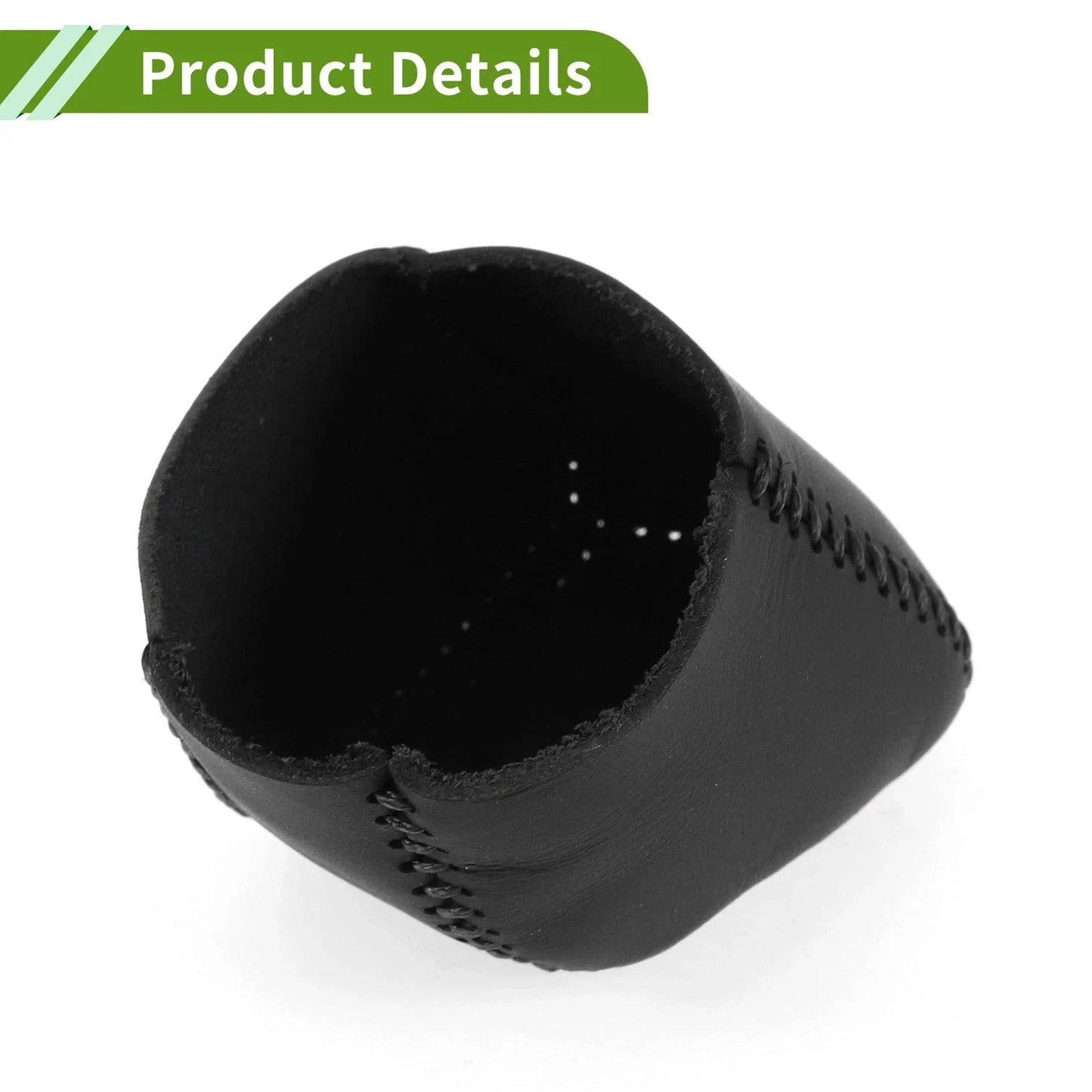 Car Gear Shift Knob Cover for Lexus RX350 2023-2024 Black Faux Leather