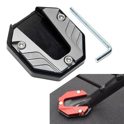 Kickstand Extender Pad for Motorcycle Bikes Side Stand Support
