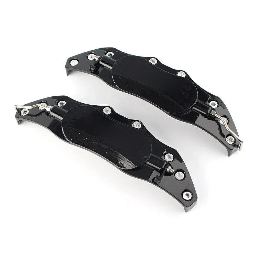 3D Metal Brake Caliper Covers Large for Universal Car Black