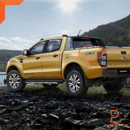 4x4 Side Cabin Rear Body Decal Sticker for Ford Ranger PX3 Wildtrak (2018-2021)
