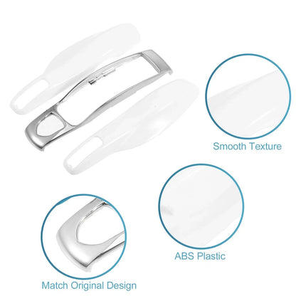 Vehicle Remote Key Cover for Porsche Macan 2014-Up - 1 x Key Shell Case White