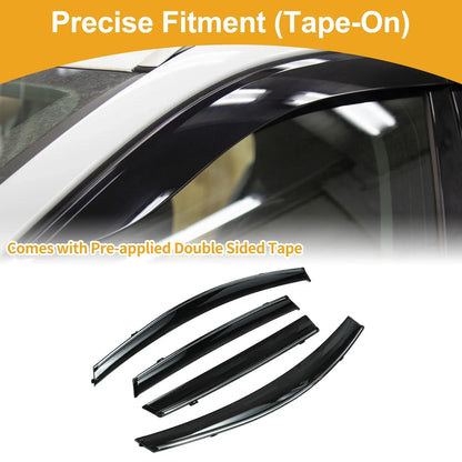 Window Deflectors for Hyundai Accent Hatchback 2012-2017 Side Vent Visors
