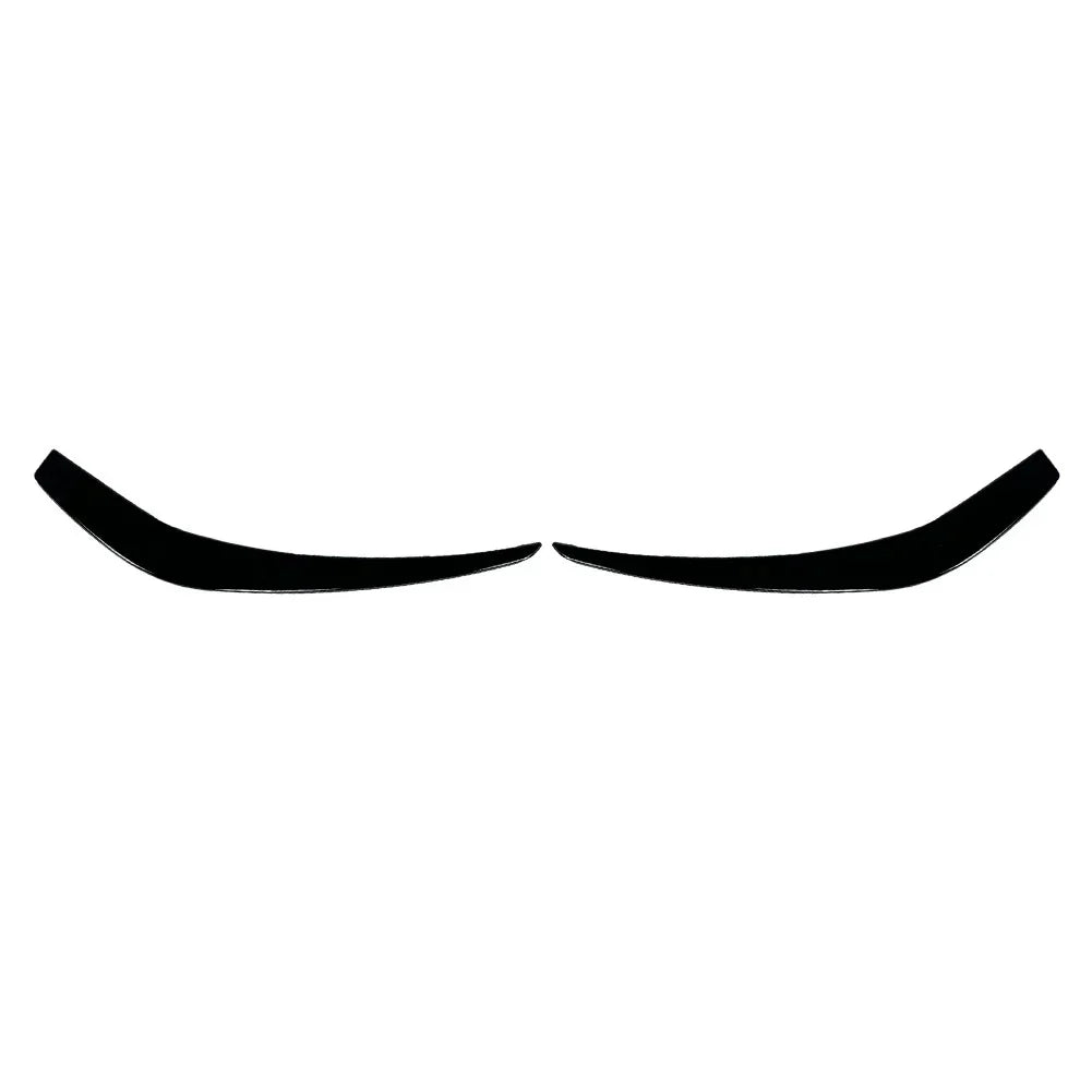 Glossy Black Front Bumper Side Air Vent Trims for Benz A Class (2013-2015)