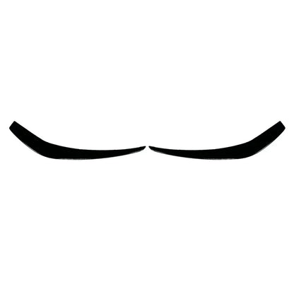 Glossy Black Front Bumper Side Air Vent Trims for Benz A Class (2013-2015)