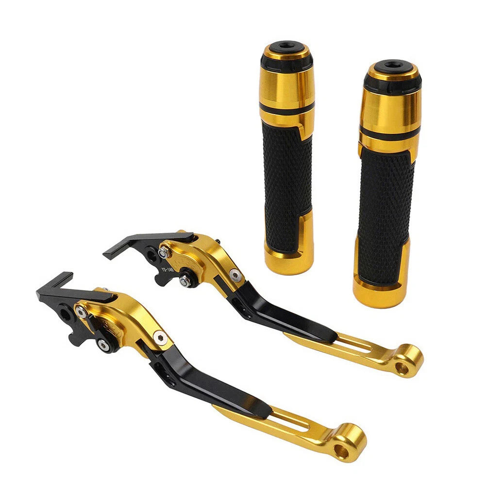 CNC Gold Extendable Brake Clutch Lever Set for Honda VFR1200 (2010-2016)