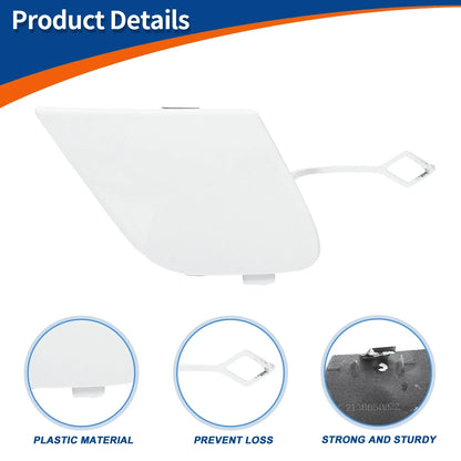 Rear Tow Hook Cover for Mercedes-Benz E-Class W213 (2017-2023) White