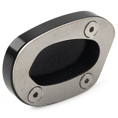 Black Kickstand Enlarger Plate for Triumph Speed Twin 1200 (2019-2021)