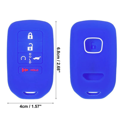 5 Button Key Fob Cover Case Blue for Honda Accord Civic CR-V (2016-2023)