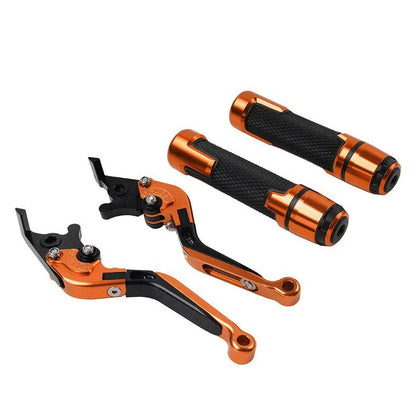 Folding Extendable Brake Clutch Levers Grips Set for Kawasaki ZX10R (2004-2023)