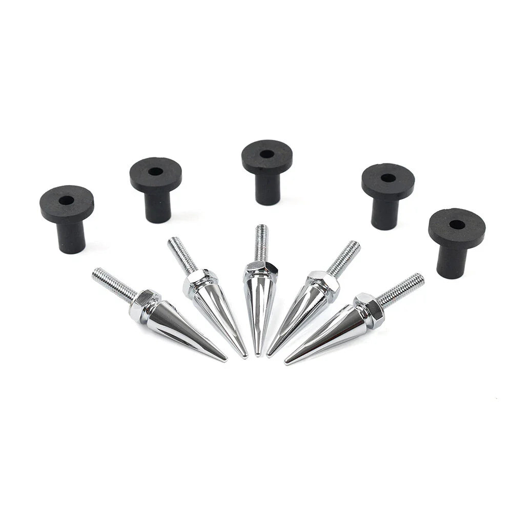 Spike Windshield Fairing Well Nut Bolt Kit for Harley Road Glide Custom (2008-2023)