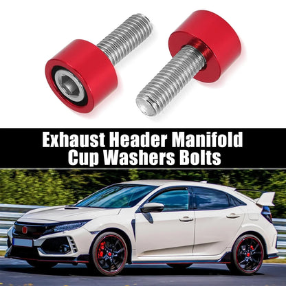 9 x M8x1.25 Exhaust Header Manifold Cup Washers for Honda Acura