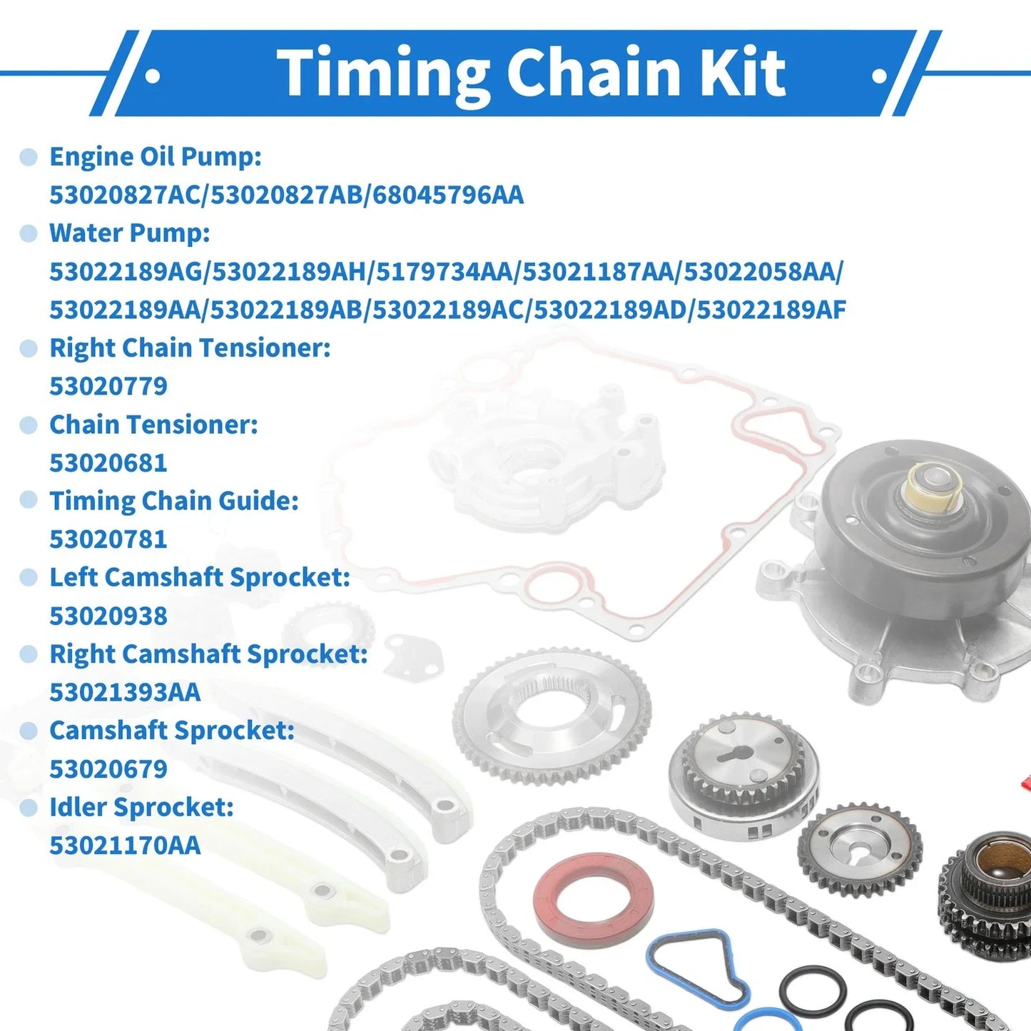 Timing Chain Kit for Dodge Durango 3.7L 4.7L (2001-2009)